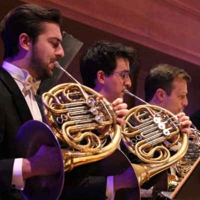 Aine Alpensinfonie - French horn goup